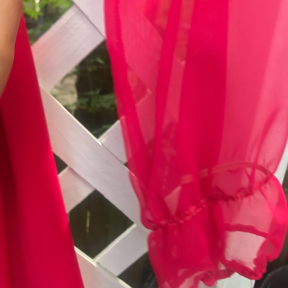 Union Made Ilgwu Pink Ruffle 1900’s Dress - image 6